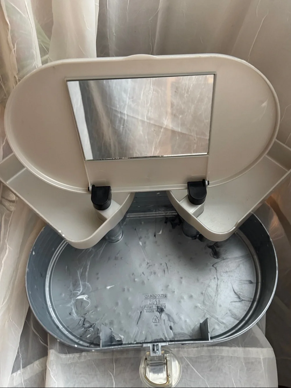 Y2K Caboodles Color Collisions Case - Silver Marble Finish